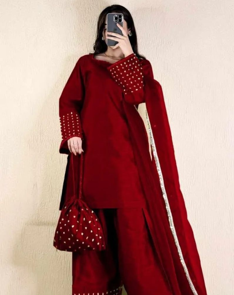 Fabric shamoz silk